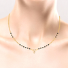 Mangalsutra Collection from PC Chandra presents 18K Sleek Diamond Mangalsutra for women  