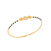 18K Unique Gold Mangalsutra Braclet with four diamonds from PC Chandra Diamond Mangalsutra Collection