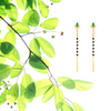 18K Gold Mangalsutra earrings with black and green stone from \
Mangalsutra Collection 