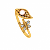 18KT (750) Yellow Gold and Diamond Ring for Women