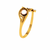 18KT (750) Yellow Gold and Diamond Ring for Women