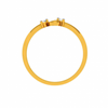 18KT (750) Yellow Gold and Diamond Ring for Women