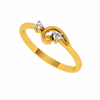 18KT (750) Yellow Gold and Diamond Ring for Women