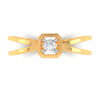 Square Shape Gold & Diamond Ring