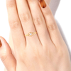 Flower shape One diamond ring 