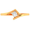 Traditional One Binge Diamond Ring With 18k Gold