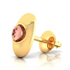 18KT (750) Yellow Gold Minimalist Eterknight Collection Stud Earring For Men