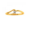 18KT (750) Yellow Gold and Diamond Ring for Women