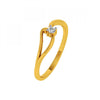 18KT (750) Yellow Gold and Diamond Ring for Women