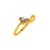 18KT (750) Yellow Gold and Diamond Ring for Women