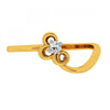 18KT (750) Yellow Gold and Diamond Ring for Women