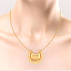 18K gorgeous pendant made of gold with a distinctive shape