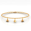 18K exquisite gold bracelet with beautiful triangular designs