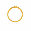 18KT (750) Yellow Gold and Diamond Ring for Women