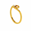 18KT (750) Yellow Gold and Diamond Ring for Women