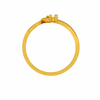 18KT (750) Yellow Gold and Diamond Ring for Women