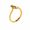 18KT (750) Yellow Gold and Diamond Ring for Women