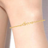 18K 'Love' Word Gold Bracelets