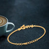 18K 'Love' Word Gold Bracelets