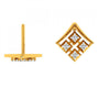 18KT (750) Yellow Gold and Diamond Earring for Women