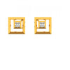 18KT (750) Yellow Gold and Diamond Earring for Women