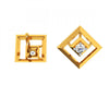 18KT (750) Yellow Gold and Diamond Earring for Women