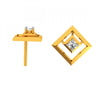 18KT (750) Yellow Gold and Diamond Earring for Women