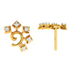 18KT (750) Yellow Gold and Diamond Earring for Women