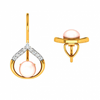 18KT (750) Yellow Gold and Diamond Earring for Women