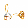 18KT (750) Yellow Gold and Diamond Earring for Women