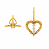 18KT (750) Yellow Gold and Diamond Earring for Women