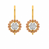 18KT (750) Yellow Gold and Diamond Earring for Women