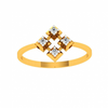 18KT (750) Yellow Gold and Diamond Ring for Women