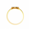 18KT (750) Yellow Gold and Diamond Ring for Women