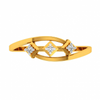 18KT (750) Yellow Gold and Diamond Ring for Women