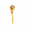 18KT (750) Yellow Gold and Diamond Ring for Women