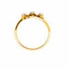 18KT (750) Yellow Gold and Diamond Ring for Women