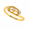 18KT (750) Yellow Gold and Diamond Ring for Women