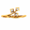 18KT (750) Yellow Gold and Diamond Ring for Women