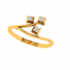 18KT (750) Yellow Gold and Diamond Ring for Women