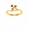 18KT (750) Yellow Gold and Diamond Ring for Women