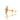 18KT Yellow Gold & Certified Natural Diamond EterKnight Sleek Minimal Stud Earring for Men's (Single Piece)