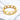 18K Gold & Diamond Heart Crown Women Ring
