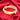18KT Gold & Diamond Heart-Shaped Romantic Lightweight Ring for Women