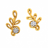 18KT (750) Yellow Gold and Diamond Earring for Women