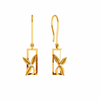 18KT (750) Yellow Gold Diamond Earring for Woman