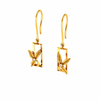 18KT (750) Yellow Gold Diamond Earring for Woman