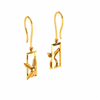18KT (750) Yellow Gold Diamond Earring for Woman