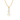 Imperative Diamond Embedded Tri-Ringed Design 18KT Gold Pendant