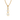 Imperative Diamond Embedded Tri-Ringed Design 18KT Gold Pendant